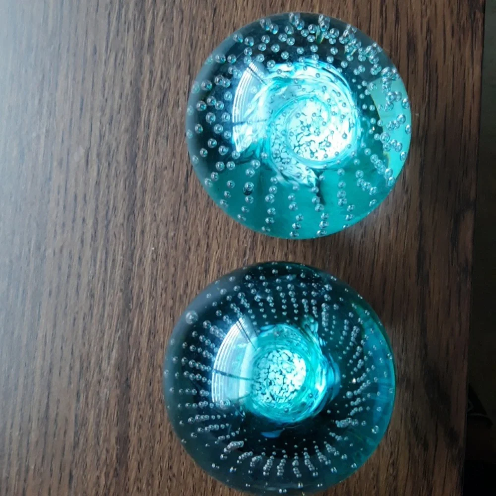 Glass/green decor - Picture 3 of 4